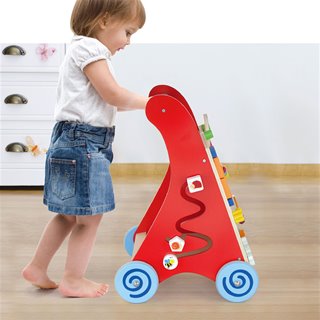 Acitivity baby walker - red